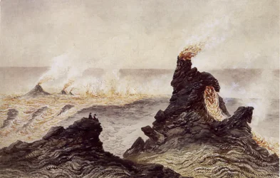 Ciminiere temporanee e fontane di fuoco